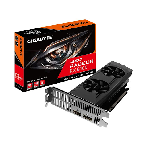 Card màn hình/ VGA Gigabyte Radeon RX 6400 D6 Low Profile 4G (GV-R64D6-4GL)