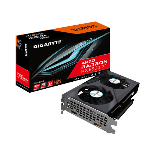 Card màn hình/ VGA Gigabyte Radeon RX 6500 XT EAGLE 4GB GDDR6 (GV-R65XTEAGLE-4GD)