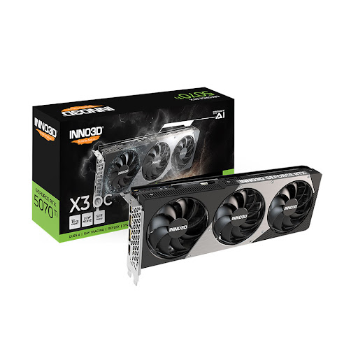 Card màn hình/ VGA INNO3D GEFORCE RTX 5070 Ti X3 OC 16GB (N507T3-16D7X-179000N)