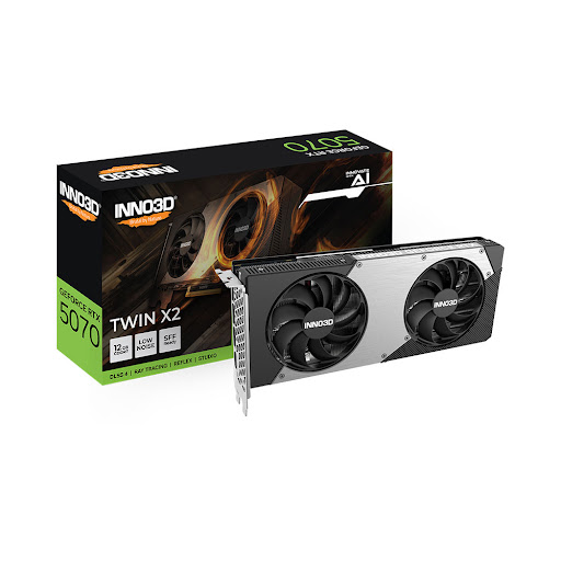 Card màn hình/ VGA INNO3D GEFORCE RTX 5070 TWIN X2 12GB (N50702-12D7-195064N)