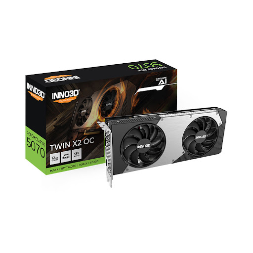 Card màn hình/ VGA INNO3D GEFORCE RTX 5070 TWIN X2 OC 12GB (N50702-12D7X-195064N)