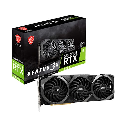 Card màn hình/ VGA MSI GeForce RTX 3080 Ti VENTUS 3X 12G OC
