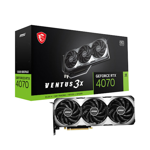 Card màn hình/ VGA MSI GeForce RTX 4070 VENTUS 3X 12G OC (912-V513-219)