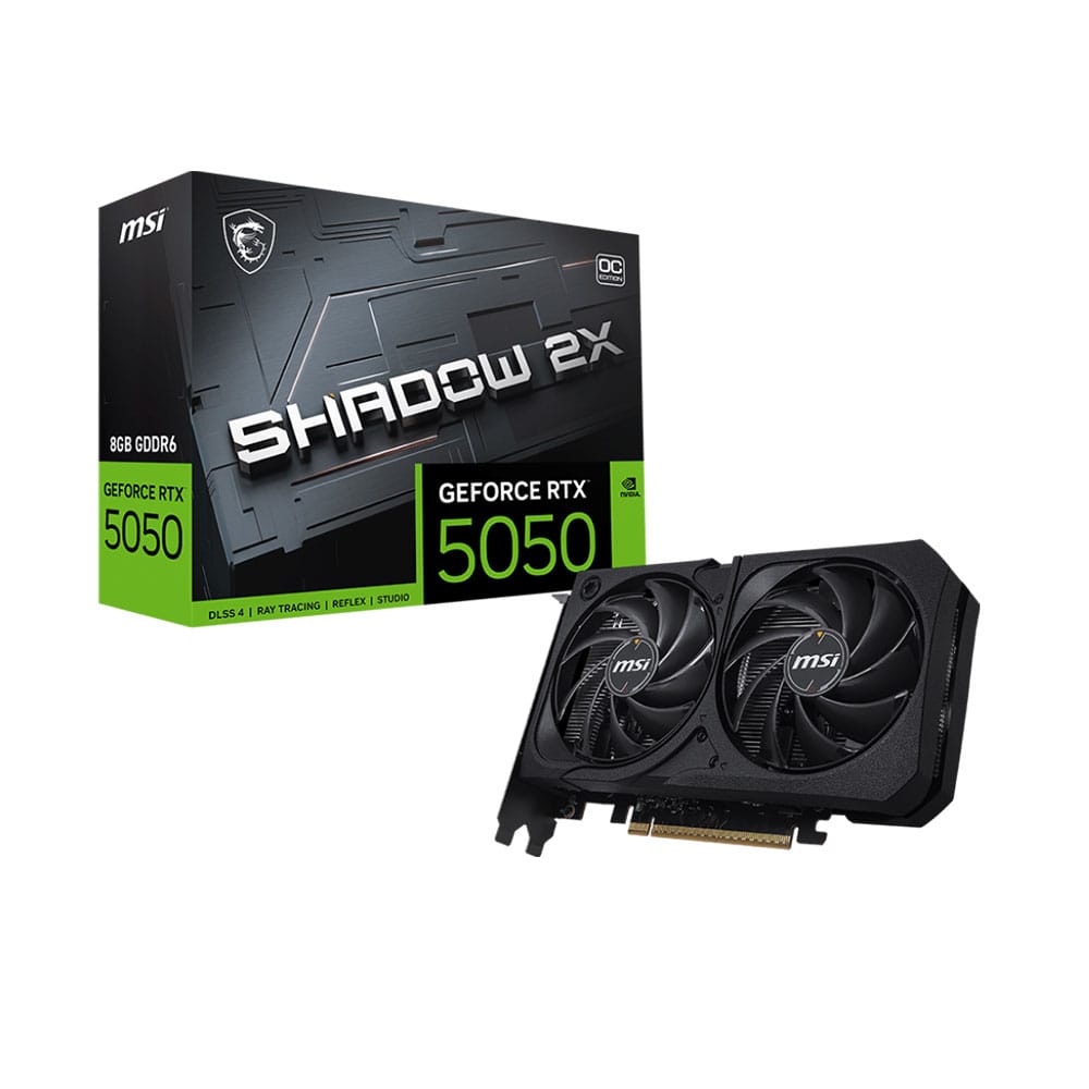 Card màn hình/ VGA MSI GeForce RTX 5050 8G SHADOW 2X OC