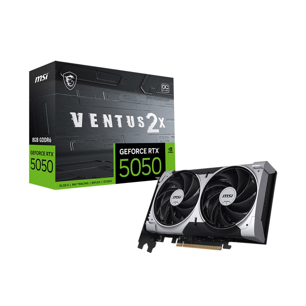 Card màn hình/ VGA MSI GeForce RTX 5050 8G VENTUS 2X OC