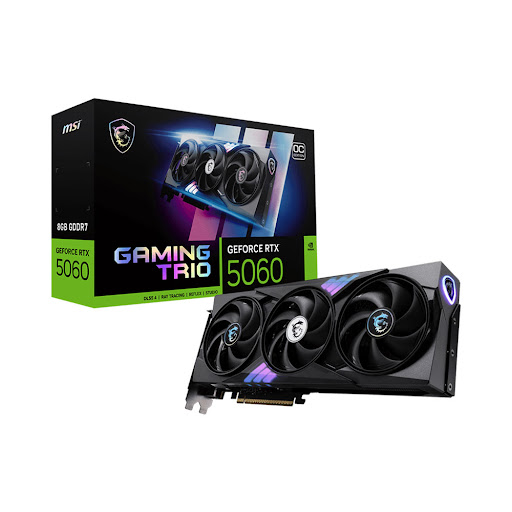 Card màn hình/ VGA MSI GeForce RTX 5060 8G GAMING TRIO OC