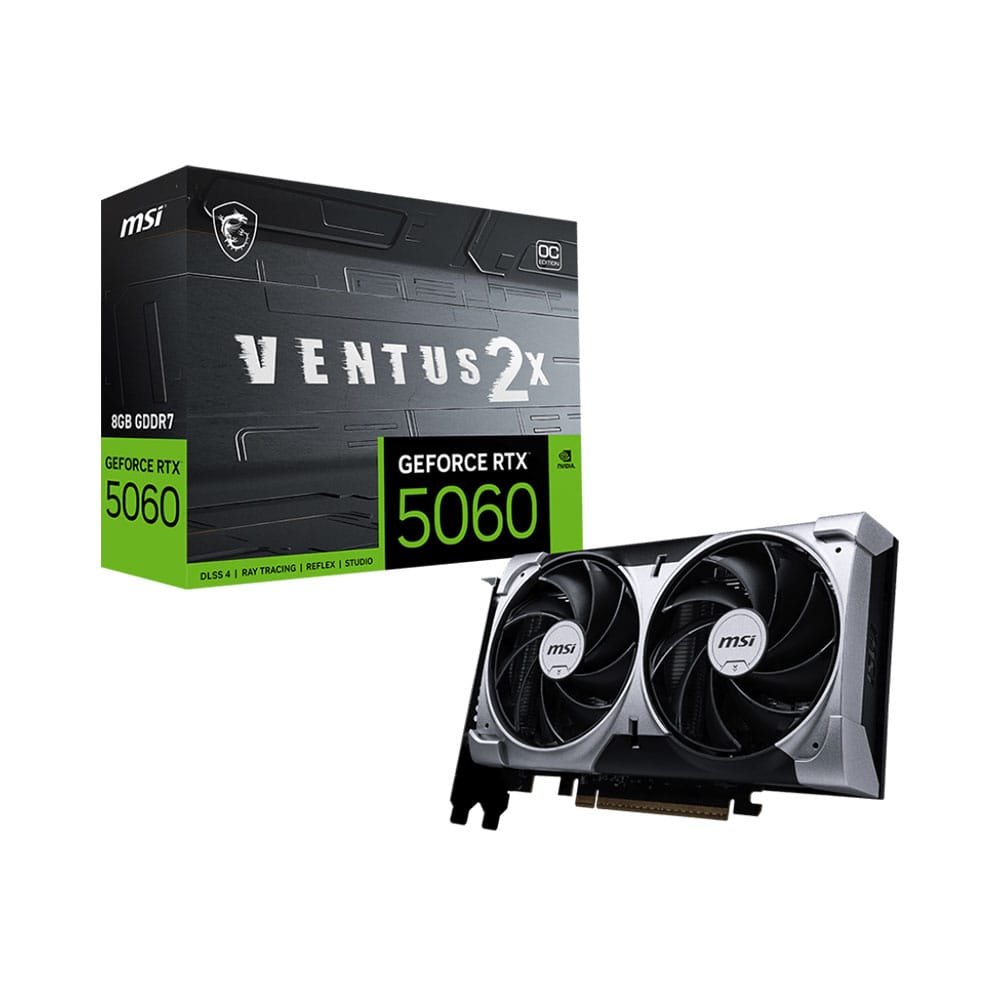 Card màn hình/ VGA MSI GeForce RTX 5060 8G VENTUS 2X OC