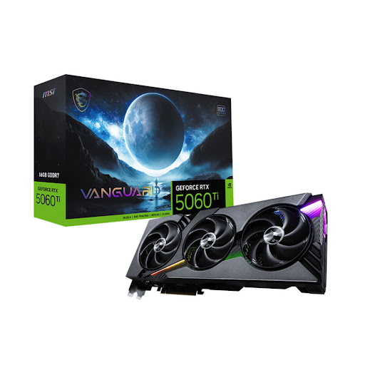 Card màn hình/ VGA MSI GeForce RTX 5060 Ti 16G VANGUARD SOC