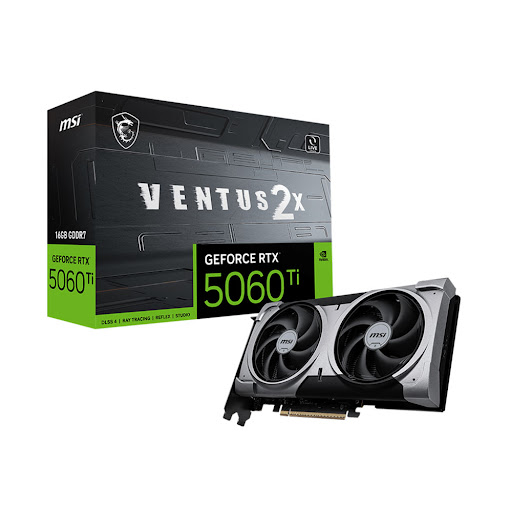 Card màn hình/ VGA MSI GeForce RTX 5060 Ti 16G VENTUS 2X PLUS