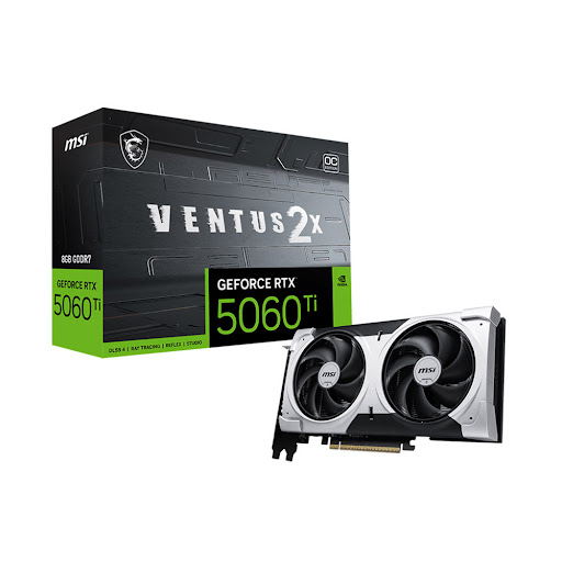Card màn hình/ VGA MSI GeForce RTX 5060 Ti 8G VENTUS 2X OC PLUS