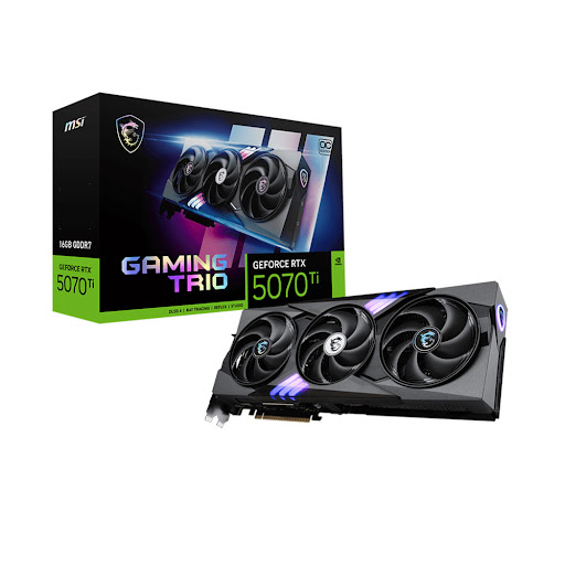 Card màn hình/ VGA MSI GeForce RTX 5070 Ti 16G GAMING TRIO OC PLUS