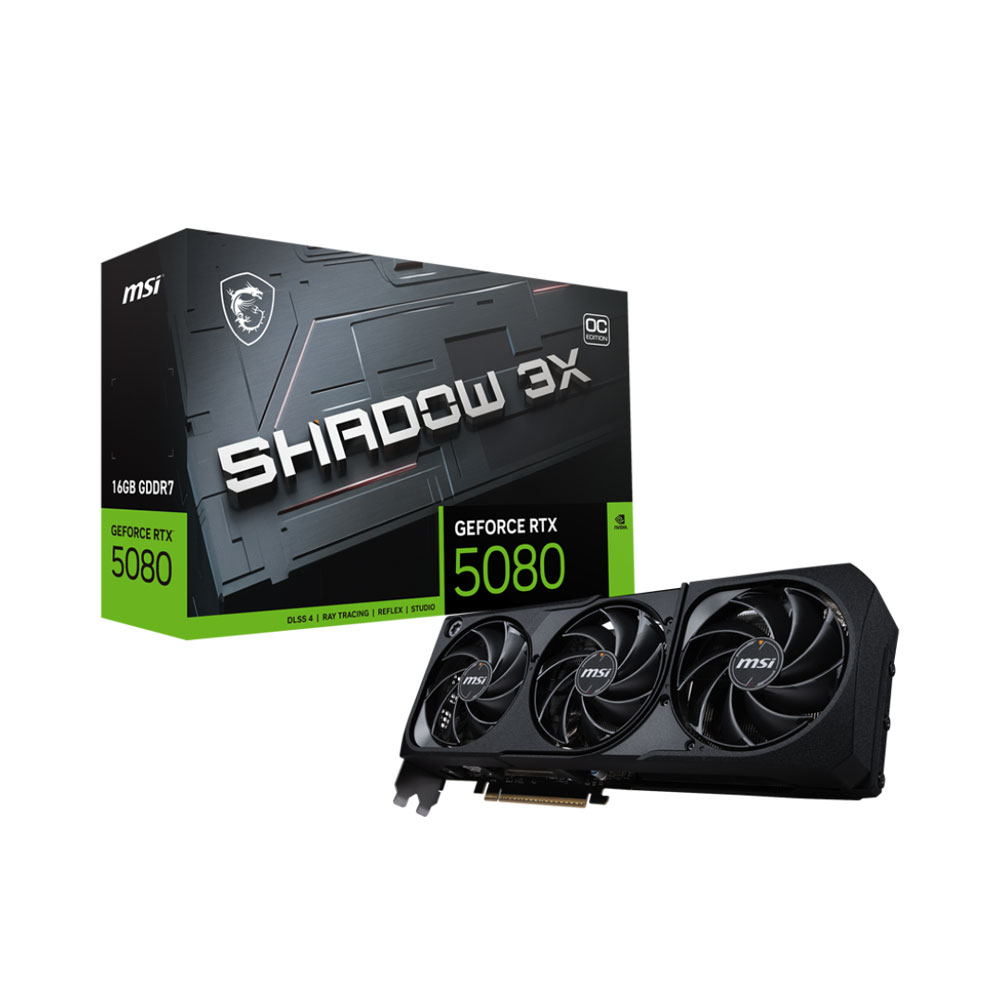 Card màn hình/ VGA MSI GeForce RTX 5080 16G SHADOW 3X OC