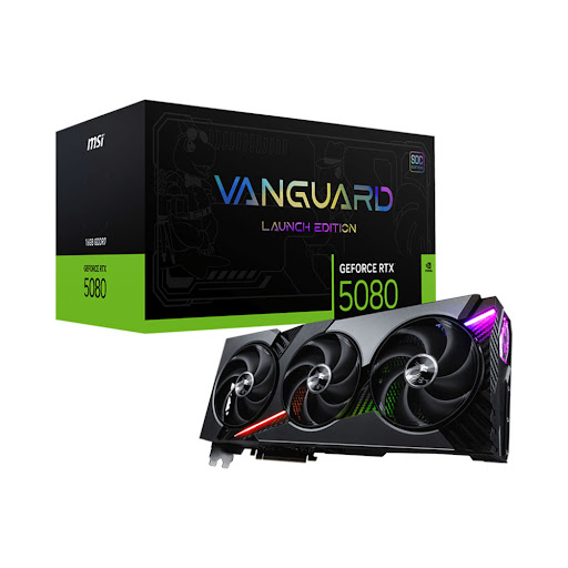 Card màn hình/ VGA MSI GeForce RTX 5080 16G VANGUARD SOC LAUNCH EDITION