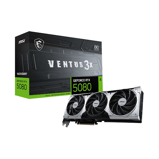 Card màn hình/ VGA MSI GeForce RTX 5080 16G VENTUS 3X OC PLUS