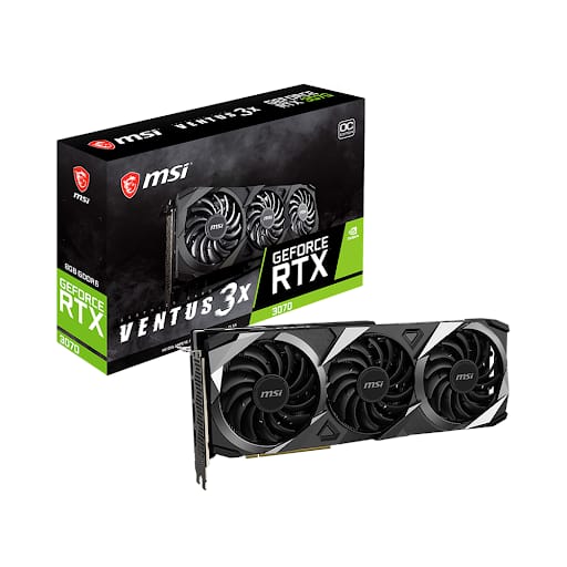 Card màn hình/ VGA MSI RTX 3070 VENTUS 3X PLUS 8G OC LHR