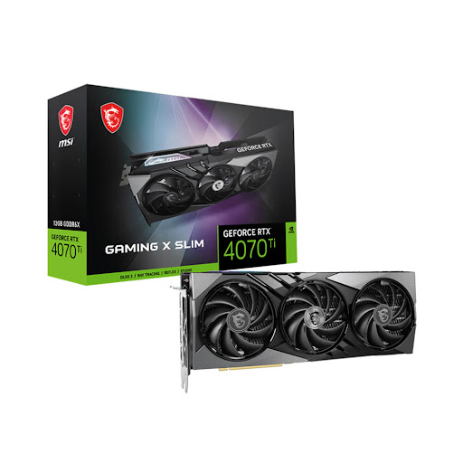 Card Màn Hình/ VGA MSI RTX 4070 Ti GAMING X SLIM 12G (912 -V513 - 424)