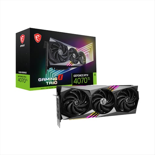 Card màn hình/ VGA MSI RTX 4070 Ti GAMING X TRIO 12G