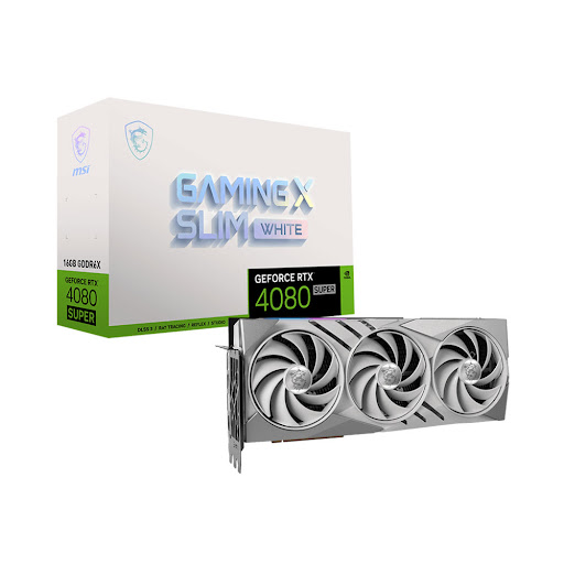 Card màn hình/ VGA MSI RTX 4080 SUPER 16G GAMING X SLIM WHITE