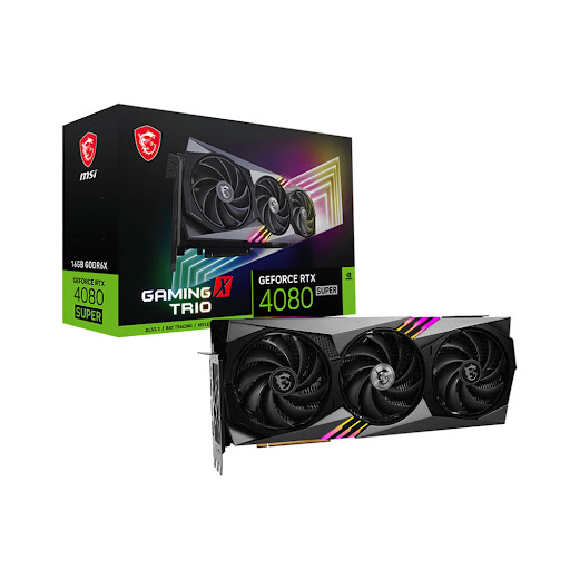 Card màn hình/ VGA MSI RTX 4080 SUPER 16G GAMING X TRIO