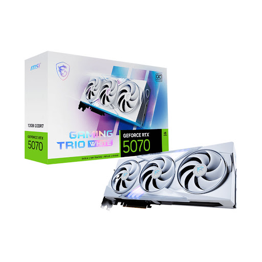 Card màn hình/ VGA MSI RTX 5070 12G GAMING TRIO OC WHITE