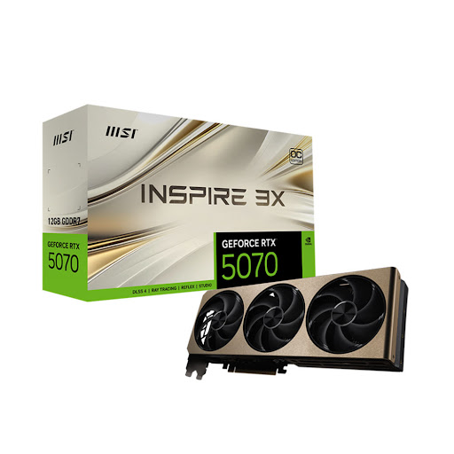 Card màn hình/ VGA MSI RTX 5070 12G INSPIRE 3X OC