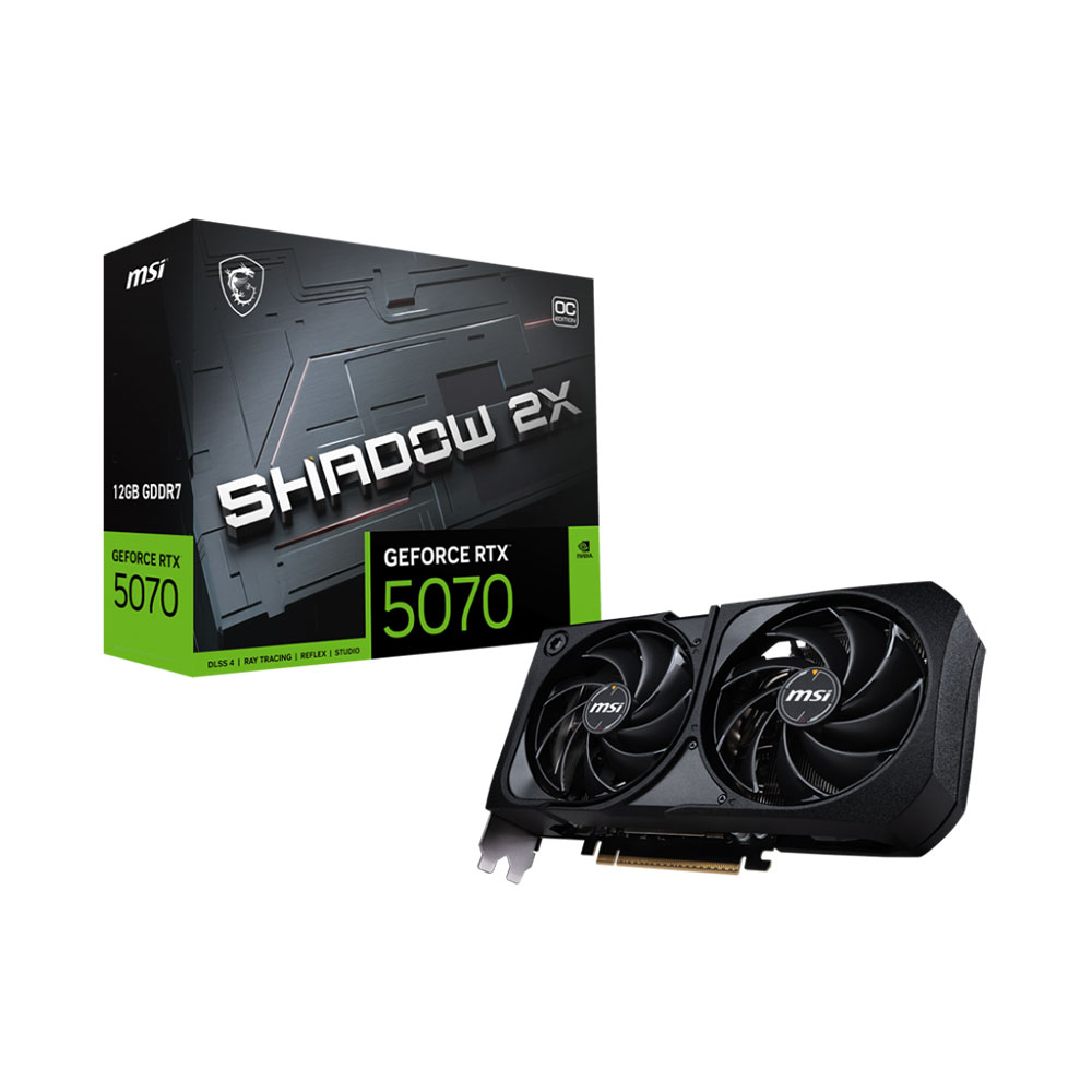 Card màn hình/ VGA MSI RTX 5070 12G SHADOW 2X OC