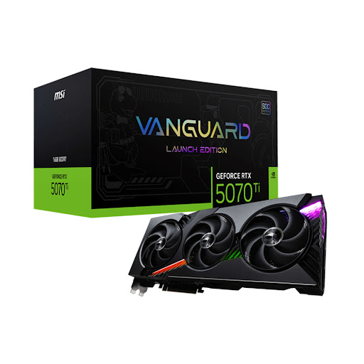 Card màn hình/ VGA MSI RTX 5070 Ti 16G VANGUARD SOC LAUNCH EDITION