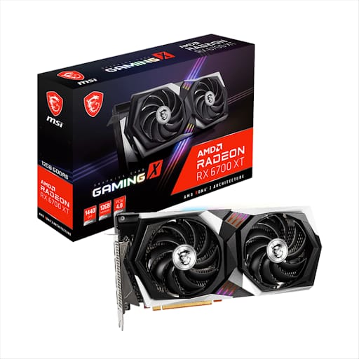 Card màn hình/ VGA MSI RX 6700 XT GAMING X 12G