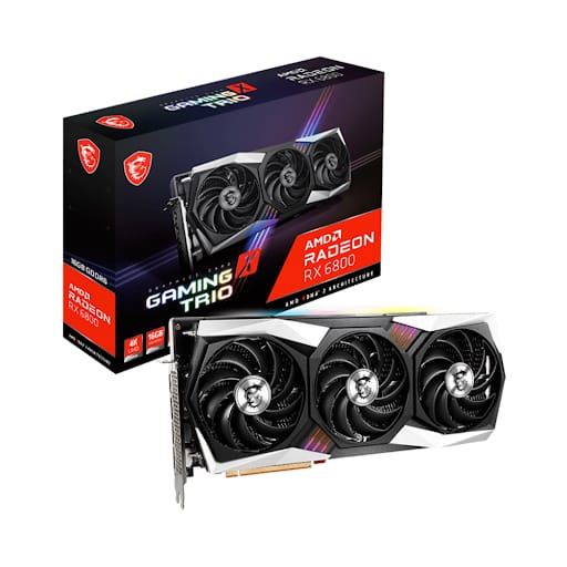 Card màn hình/ VGA MSI RX 6800 GAMING X TRIO 16G