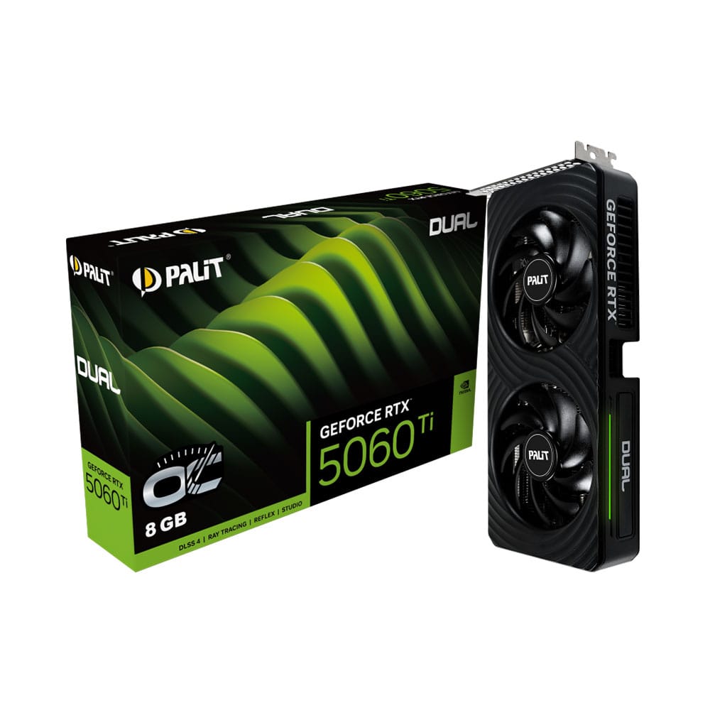 Card màn hình/ VGA PALIT RTX 5060 Ti DUAL OC 8GB GDDR7