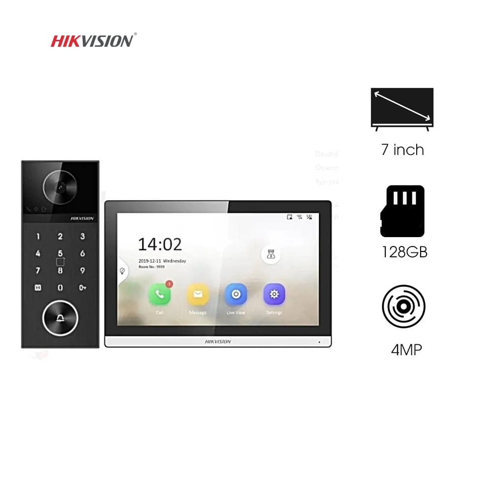 Bộ Kit chuông cửa có hình IP Hikvision SH-KIS6654-MBE