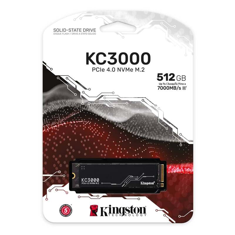Ổ Cứng SSD Kingston KC3000 512GB M.2 PCIe gen 4 NVMe