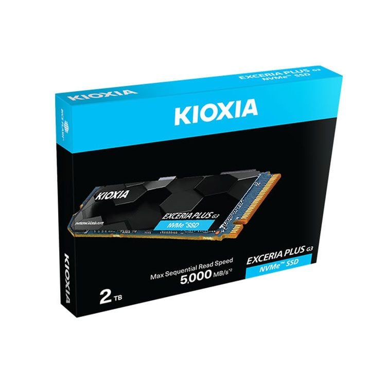 Ổ cứng SSD KIOXIA EXCERIA PLUS G3 2TB M2 NVME PCIe Gen4x4 (R5000/W3900)