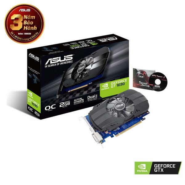 Card Màn Hình Asus PH GT1030 O2G (PH-GT1030-O2G)