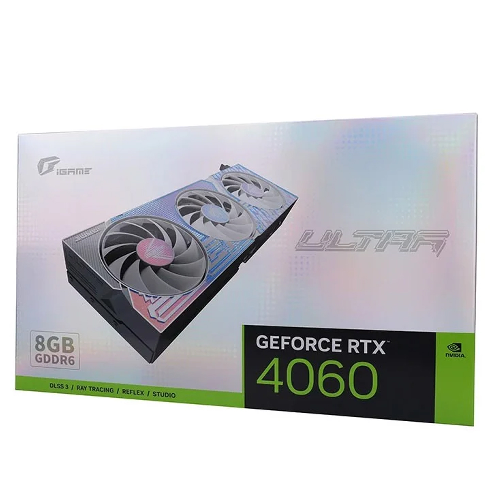 Card Màn Hình Colorful IGAME RTX 4060 ULTRA WHITE OC 8G-V