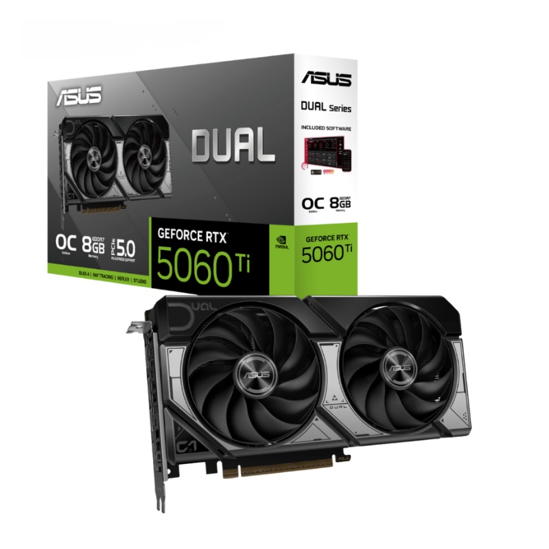 Card màn hình VGA ASUS RTX 5060 DUAL 8GB OC (ASUS-DUAL-RTX5060-O8G)