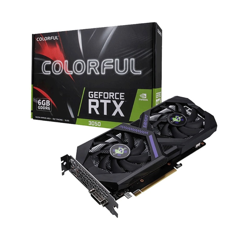 Card màn hình VGA COLORFUL RTX 3050 6GB V4-V (COLORFUL-RTX3050-6G-V4V)