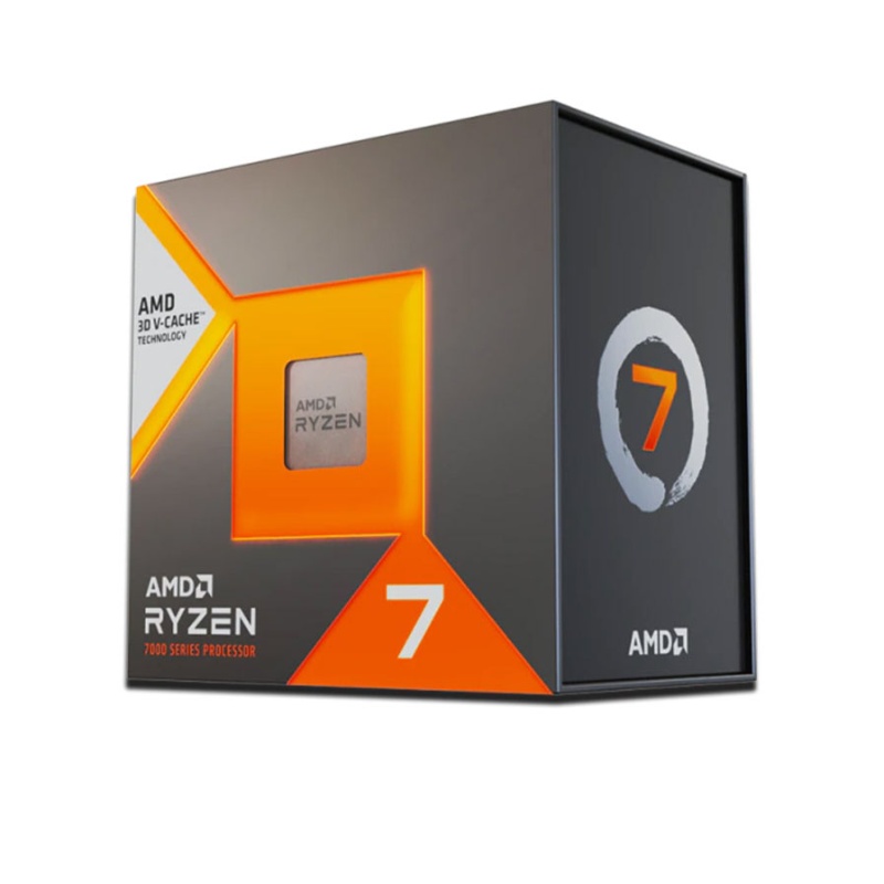 CPU AMD RYZEN 7 7800X3D (4.2 GHz Boost 5.0 GHz, 8 Cores, 16 Threads, 96 MB Cache)
