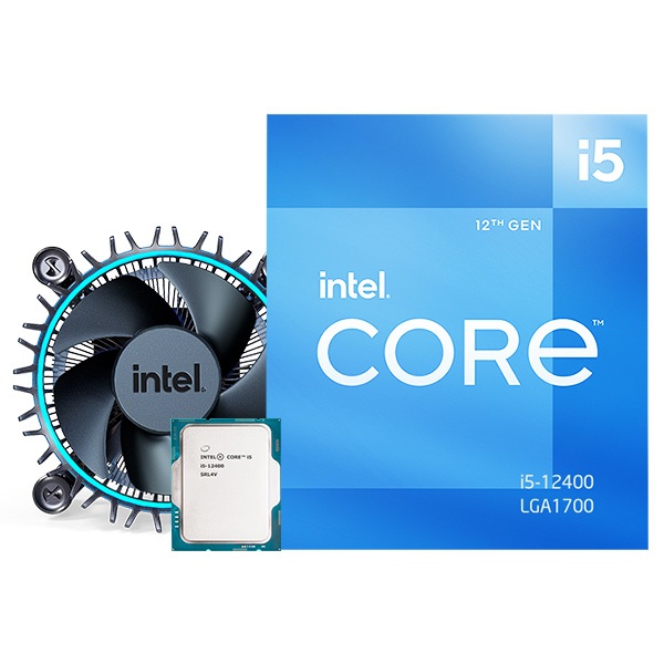 CPU Intel Core i5-12400 Tray (Up To 4.40GHz, 6 Nhân 12 Luồng, 18MB Cache, Alder Lake)