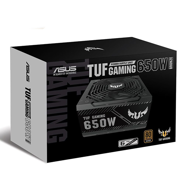 Nguồn máy tính Asus TUF-GAMING-650B (650W, 80 Plus Bronze)