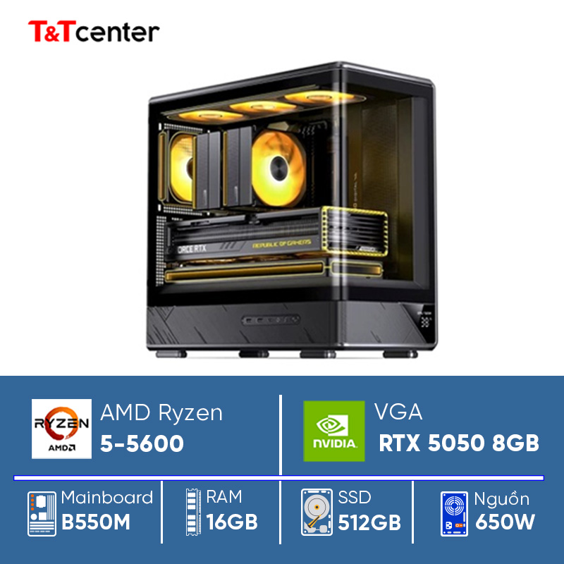 PC AMD Ryzen 5 - 5600 | 16GB 512GB RTX 5050 8GB