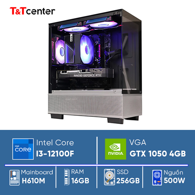 PC GAMING Core i3 12100F | 16GB 256GB GTX 1050 4GB