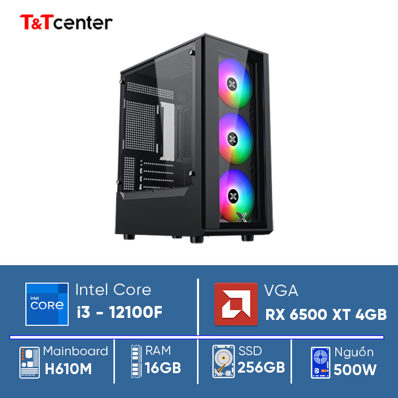 PC GAMING Core i3 12100F | AMD Radeon RX 6500 XT