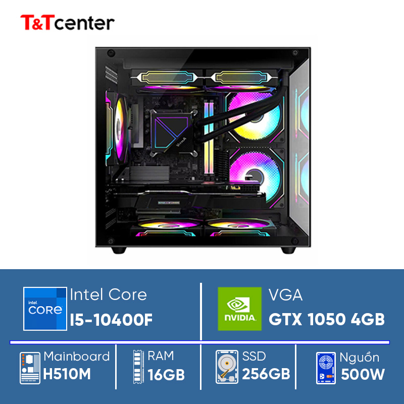 PC GAMING Core i5 10400F | 16GB 256GB GTX 1050 4GB