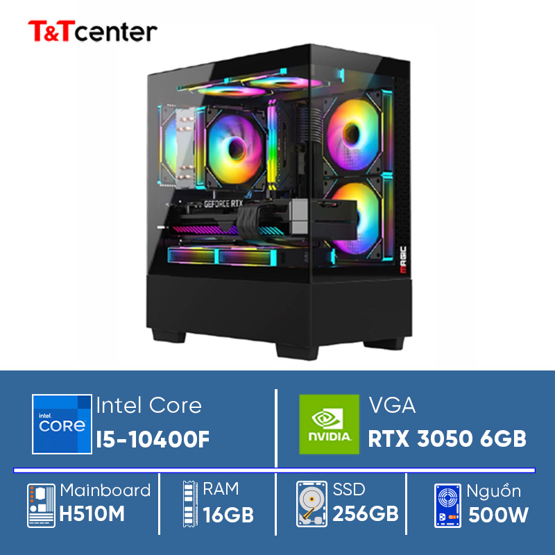 PC GAMING Core i5 10400F | 16GB 256GB RTX 3050 6GB