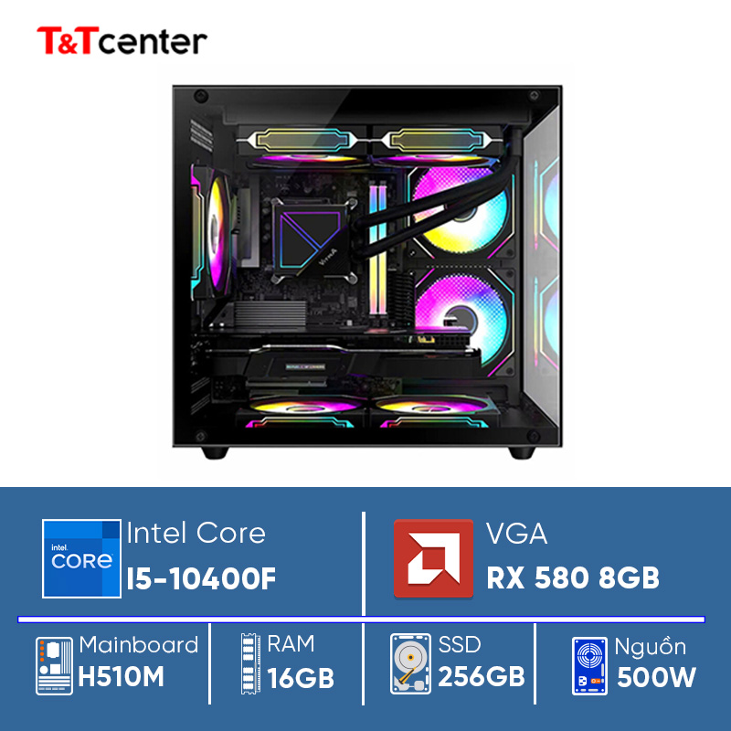 PC GAMING Core i5 10400F | 16GB 256GB RX 580 8GB