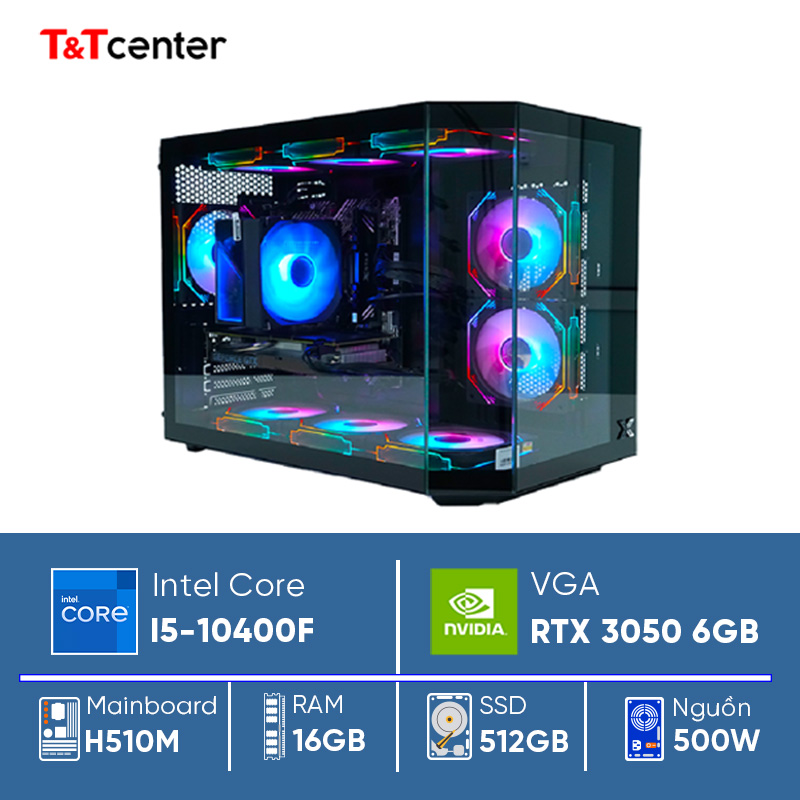 PC GAMING Core i5 10400F | 16GB 512GB RTX 3050 6GB