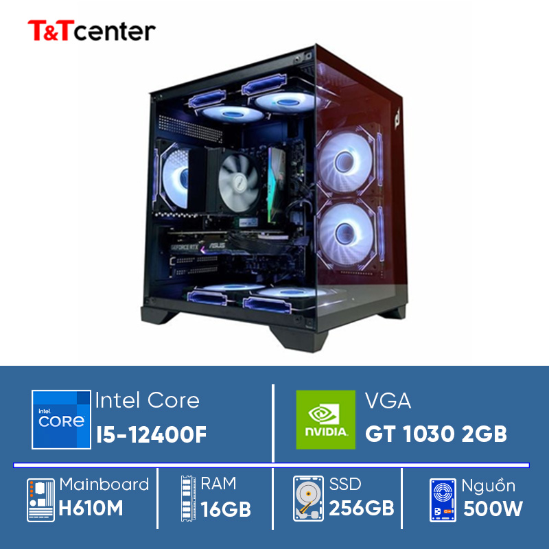 PC GAMING Core i5 12400F | 16GB 256GB GT 1030 2GB