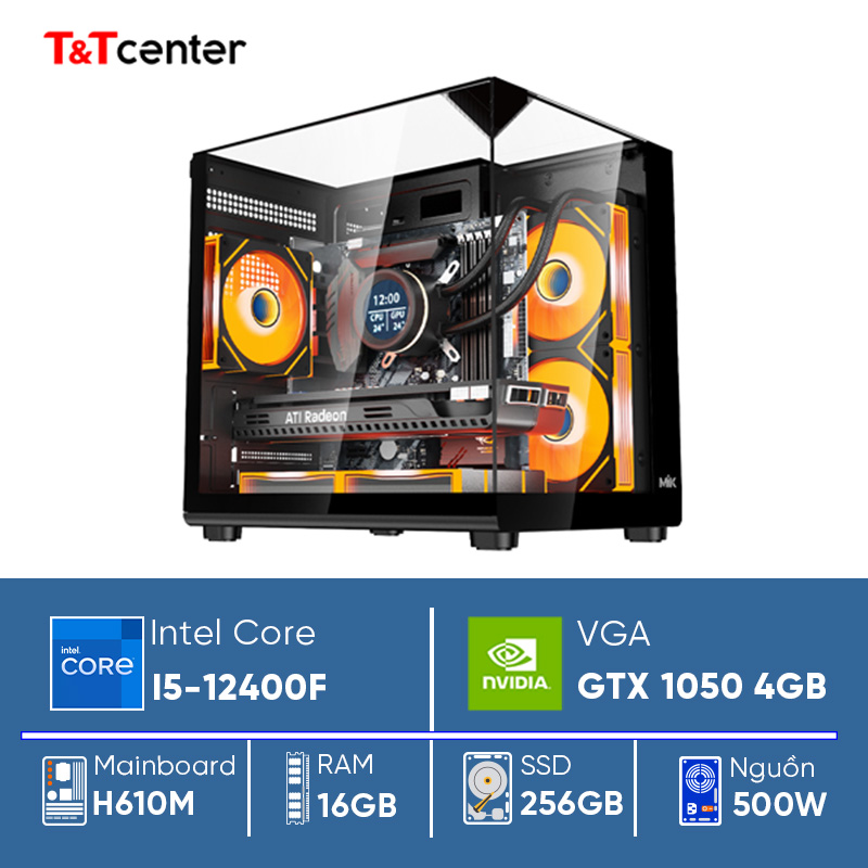 PC GAMING Core i5 12400F | 16GB 256GB GTX 1050 4GB