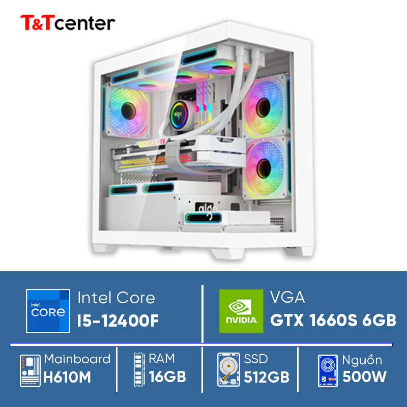 PC GAMING Core i5 12400F | 16GB 512GB GTX 1660S 6GB